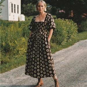 Christy Dawn Katrina Dress in Noir Daisy size M